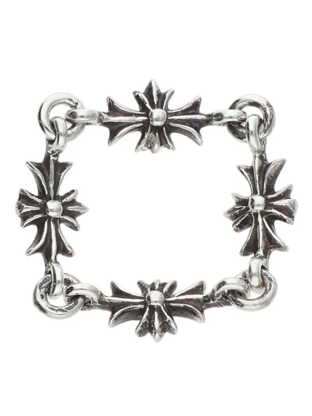 Chrome Hearts Ring Tny CH Pls Tiny Ech Plus Silver
